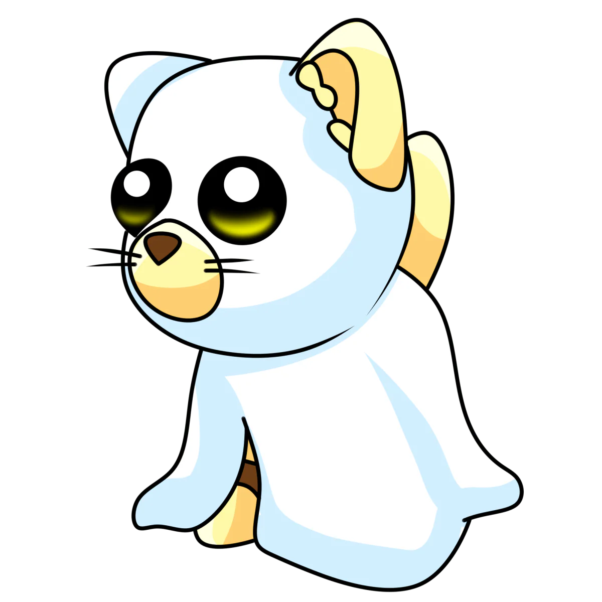 Ghostly Cat